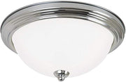 Generation Lighting 77063EN3-05 Geary One Light Flush Mount, Chrome Alternate Image.jpg
