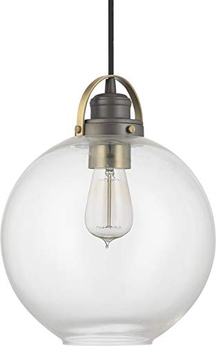 Capital Lighting 4641GA-136 Dean One Light Pendant, Graphite and Aged Brass Alternate Image.jpg