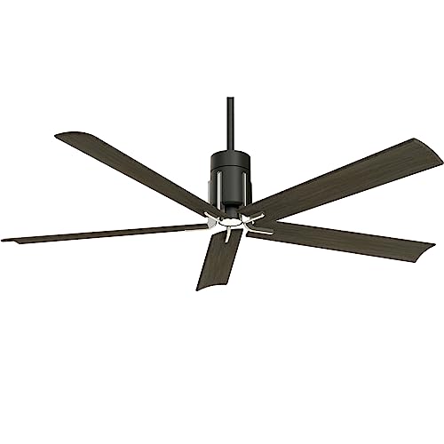 Minka-Aire F684L-MBK/BN Clean 60" Ceiling Fan, Matte Black/Brushed Nickel Alternate Image.jpg