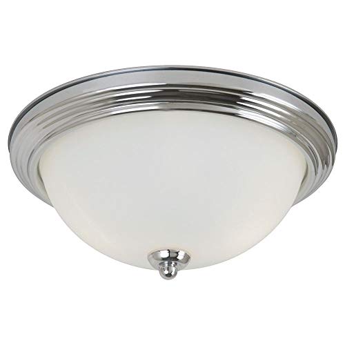 Generation Lighting 77065-05 Geary Three Light Flush Mount, Chrome Alternate Image.jpg