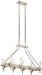 Kichler 44285WWW Telan Eight Light Linear Chandelier, White Washed Wood Alternate Image.jpg