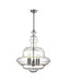 Hudson Valley 4020-PN Washington Five Light Pendant, Polished Nickel Alternate Image.jpg