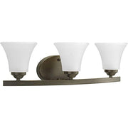 Progress P2010-20W Adorn Collection Three-Light Antique Bronze Etched Glass Traditional Bath Vanity Light Alternate Image.jpg