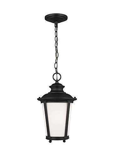Generation Lighting 62240EN3-12 Cape May One Light Outdoor Pendant, Black Alternate Image.jpg