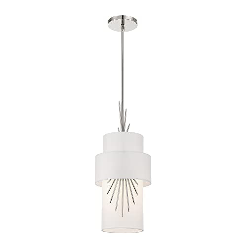 George Kovacs P5391-613 Gramercy One Light Mini Pendant, Polished Nickel Alternate Image 4.jpg