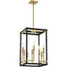 Minka-Lavery 2119-726 Union Estates Eight Light Pendant, Coal And Soft Brass Alternate Image.jpg