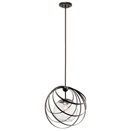 Kichler 44017OZ Kerti One Light Pendant, Olde Bronze Alternate Image.jpg