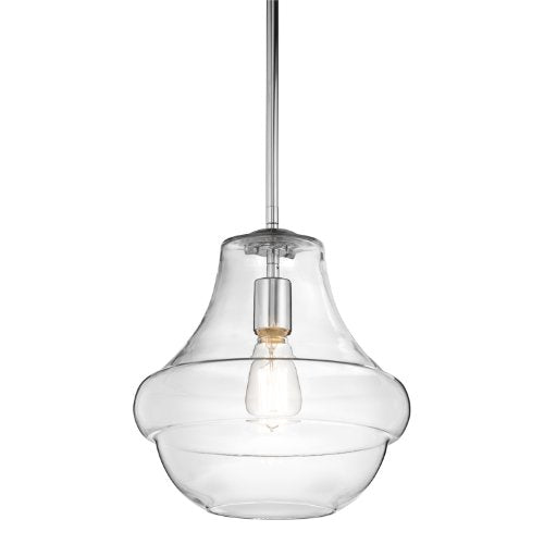 Kichler 42044CH Everly One Light Pendant, Chrome Alternate Image.jpg