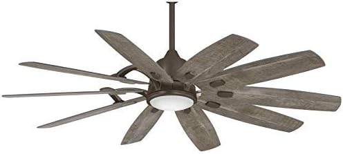 Minka-Aire F864L-ORB/SG Barn - LED 65 Inch Ceiling Fan, Oil Rubbed Bronze / Seashore Grey Finish Main Image.jpg