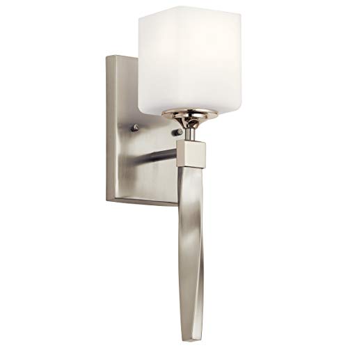 Kichler 55000NI Marette One Light Wall Sconce, Brushed Nickel Alternate Image 4.jpg