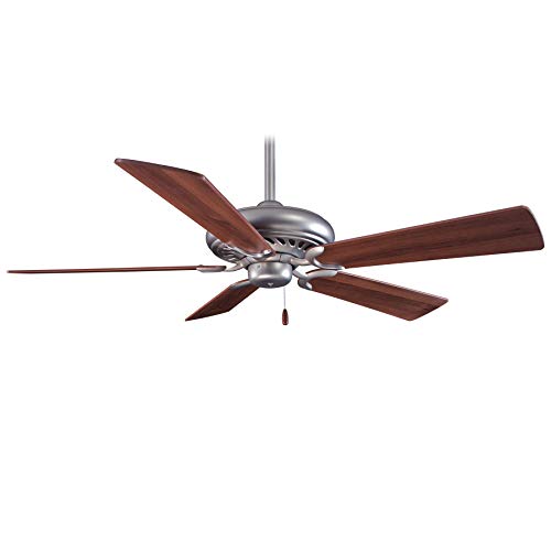 Minka-Aire F568-BS/DW Supra 52" Ceiling Fan, Brushed Steel W/ Dark Walnut Alternate Image.jpg