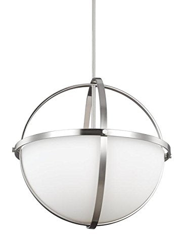 Generation Lighting 6624603-962 Alturas Three Light Pendant, Brushed Nickel Alternate Image.jpg