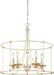 Minka-Lavery 1047-701 Westchester County Five Light Chandelier, Farm House White W/ Gilded Gold Leaf Alternate Image.jpg