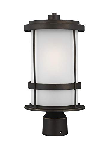 Generation Lighting 8290901EN3-71 Wilburn One Light Outdoor Post Lantern, Antique Bronze Alternate Image.jpg