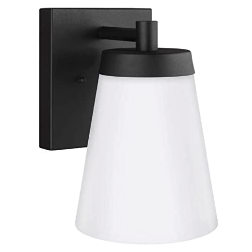 Generation Lighting 8638601-12 Renville One Light Outdoor Wall Lantern, Black Alternate Image.jpg