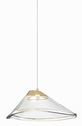 George Kovacs P5401-718-L Sneer LED Mini Pendant, Coal And Sun Gold Alternate Image.jpg