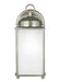 Generation Lighting 8593001EN3-965 New Castle One Light Outdoor Wall Lantern, Antique Brushed Nickel Alternate Image.jpg
