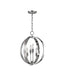 Hudson Valley 6716-PN Dresden Four Light Chandelier, Polished Nickel Alternate Image.jpg