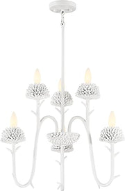 Minka-Lavery 5906-655 North Fork By Robin Baron Six Light Chandelier, Sand White Alternate Image.jpg
