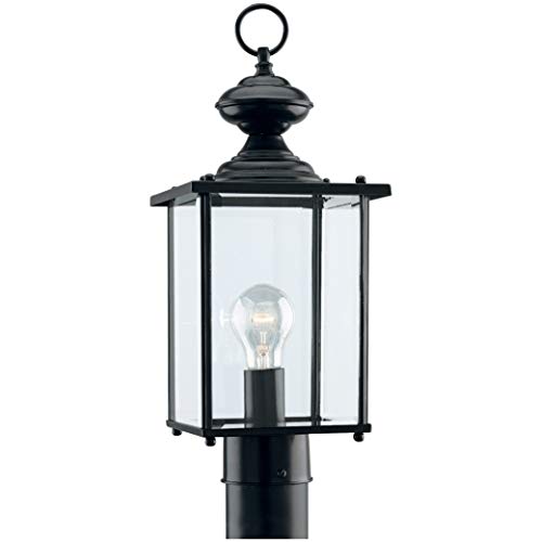 Generation Lighting 8257-12 Jamestowne One Light Outdoor Post Lantern, Black Alternate Image.jpg