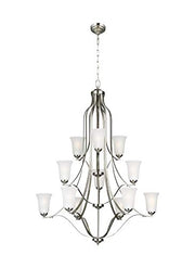 Generation Lighting 3139012EN3-962 Emmons 12 Light Chandelier, Brushed Nickel Alternate Image.jpg