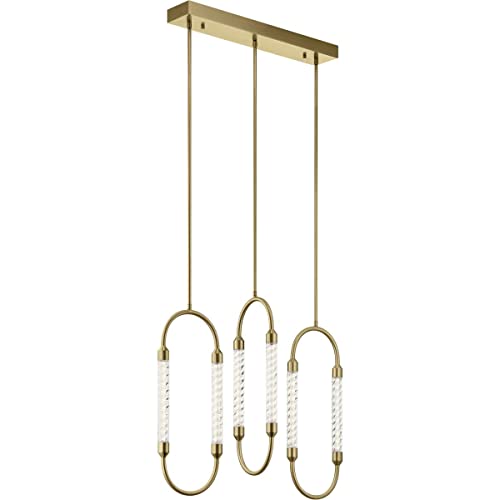 Kichler 84148 Delsey LED Linear Pendant, Champagne Gold Alternate Image.jpg