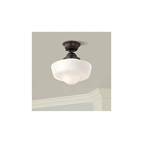 Minka-Lavery 2257-576 One Light Semi Flush Mount, Brushed Bronze Alternate Image.jpg