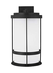 Generation Lighting 8890901EN3-12 Wilburn One Light Outdoor Wall Lantern, Black Alternate Image.jpg