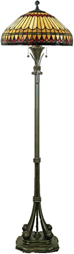 Quoizel TF9320BB West End Two Light Floor Lamp, Brushed Bullion Alternate Image.jpg