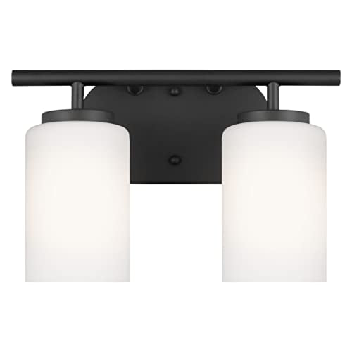 Generation Lighting 41161-112 Oslo Two Light Wall / Bath, Midnight Black Alternate Image.jpg