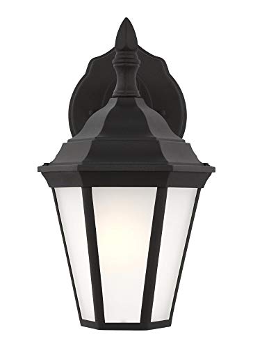 Generation Lighting 89937EN3-12 Bakersville One Light Outdoor Wall Lantern, Black Alternate Image.jpg
