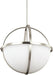 Generation Lighting 6624603EN3-962 Alturas Three Light Pendant, Brushed Nickel Alternate Image.jpg