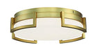 George Kovacs P953-2-248-L Bezel Set LED Flush Mount, Honey Gold Alternate Image.jpg