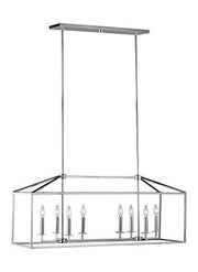 Generation Lighting 6615008-05 Perryton Eight Light Island Pendant, Chrome Alternate Image.jpg