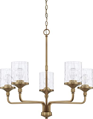 Capital Lighting 428851AD-451 Colton Five Light Chandelier, Aged Brass Alternate Image.jpg