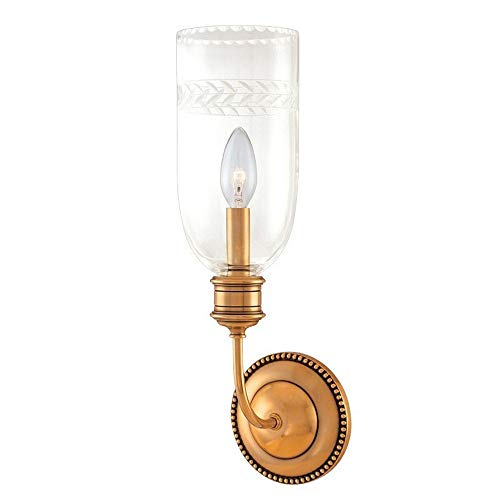 Hudson Valley 291-AGB Lafayette One Light Wall Sconce, Aged Brass Alternate Image.jpg