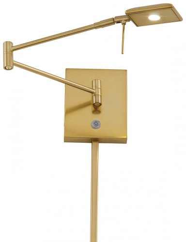 George Kovacs P4328-248 George's Reading Room LED Swing Arm Wall Lamp, Honey Gold Alternate Image.jpg