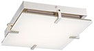 George Kovacs P1111-613-L Hooked LED Flush Mount, Polished Nickel Alternate Image.jpg