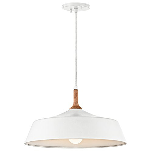 Kichler 43683WH Danika One Light Pendant, White Alternate Image.jpg