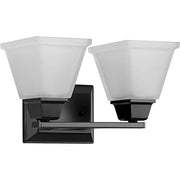 Progress P300159-31M Clifton Heights Collection Two-Light Modern Farmhouse Matte Black Etched Glass Bath Vanity Light Alternate Image.jpg