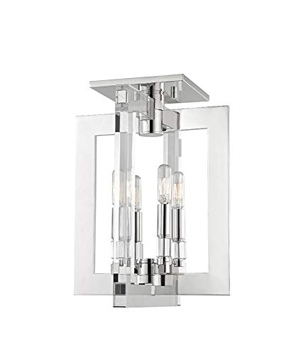 Hudson Valley 9311-PN Wellington Four Light Flush Mount, Polished Nickel Alternate Image.jpg