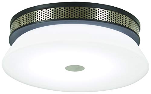 George Kovacs P955-691-L Tauten LED Flush Mount, Coal With Brushed Nickel Alternate Image.jpg