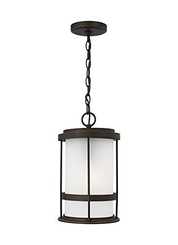 Generation Lighting 6290901EN3-71 Wilburn One Light Outdoor Pendant, Antique Bronze Alternate Image.jpg