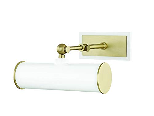 Mitzi HL263201-AGB/WH Holly One Light Picture Light With Plug, Aged Brass/Soft Off White Alternate Image.jpg