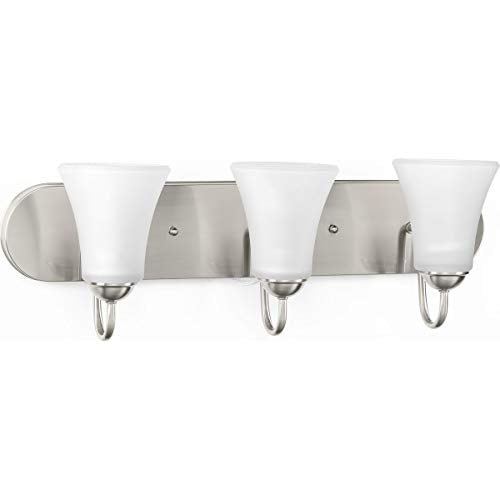 Progress P300235-009 Classic Collection Three-Light Brushed Nickel Etched Glass Traditional Bath Vanity Light Alternate Image.jpg