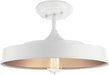 Kichler 52098WH Elias One Light Semi Flush Mount, White Alternate Image.jpg