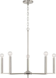 Capital Lighting 448651BN Portman Five Light Chandelier, Brushed Nickel Alternate Image 4.jpg
