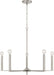 Capital Lighting 448651BN Portman Five Light Chandelier, Brushed Nickel Alternate Image 4.jpg