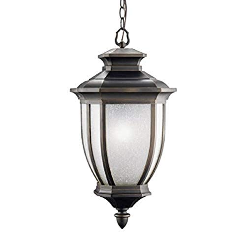 Kichler 9843RZ Salisbury One Light Outdoor Pendant, Rubbed Bronze Alternate Image.jpg