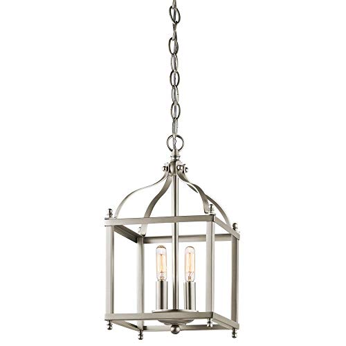 Kichler 42565NI Larkin Two Light Pendant, Brushed Nickel Alternate Image.jpg